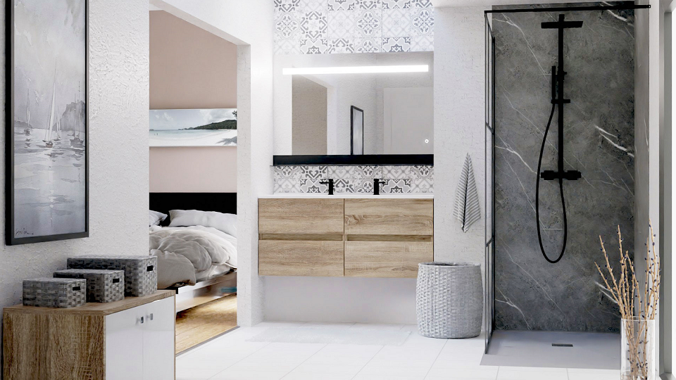 Le panneau mural étanche : solution aussi facile qu’esthétique pour rénover une salle de bain