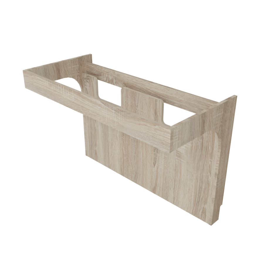 Corps de meuble salle de bain PMR ALTEA 120 cm aspect bois Cambrian Oak - sans plan vasque