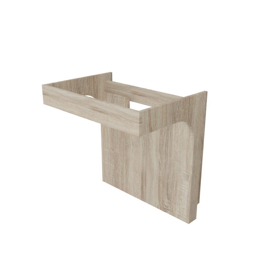 Corps de meuble salle de bain PMR ALTEA 80 cm aspect bois Cambrian Oak - sans plan vasque