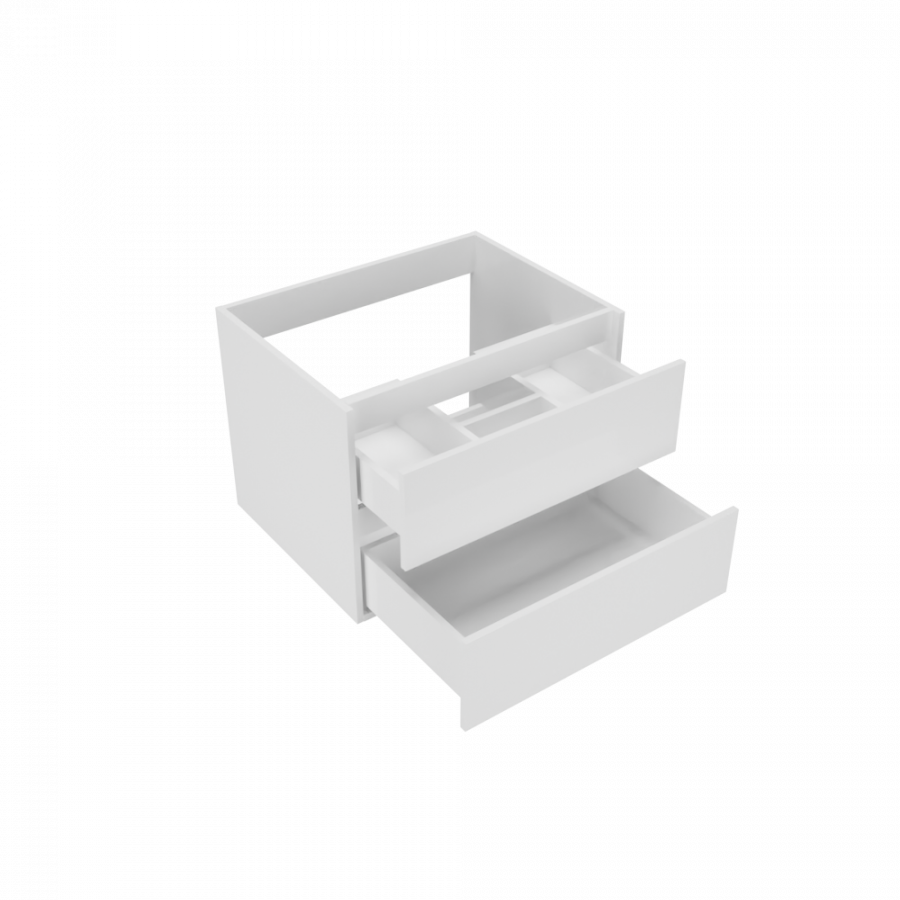 Meuble de salle de bains QUBO pour lave-linge blanc matrix avec plan  Sherwood