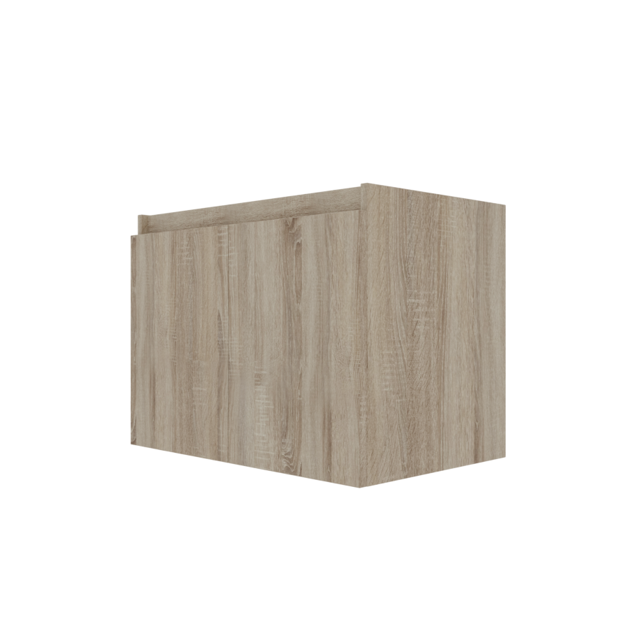 Caisson de meuble salle de bain 70 cm PROLINE aspect bois Cambrian Oak - sans plan vasque