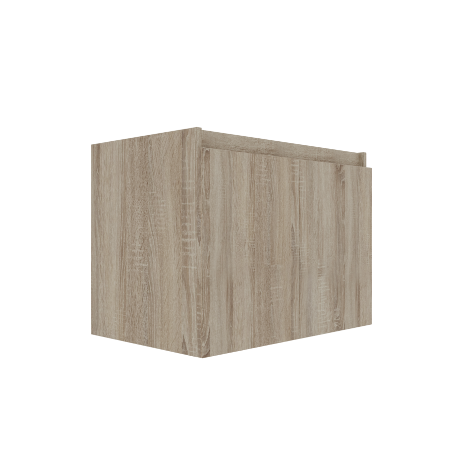 Caisson de meuble salle de bain 70 cm PROLINE aspect bois Cambrian Oak - sans plan vasque