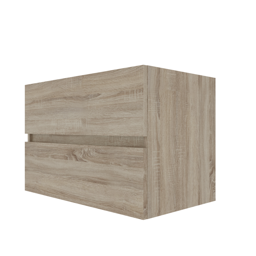 Caisson de meuble salle de bain 80 cm ROSALY aspect bois Cambrian Oak - sans plan vasque 