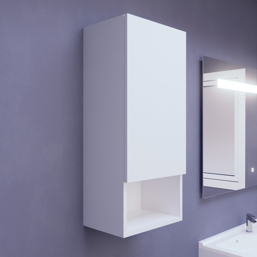 Armoire Galaxy blanc brillant