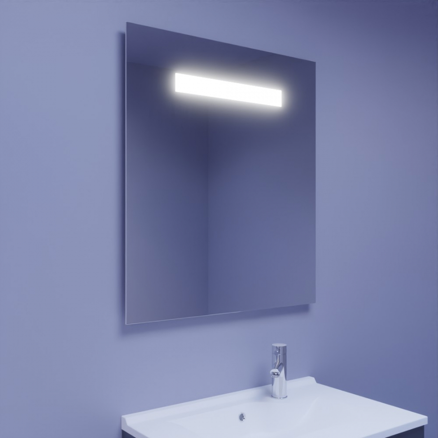 Miroir rétroéclairant LED 70 cm x 80 cm ELEGANCE