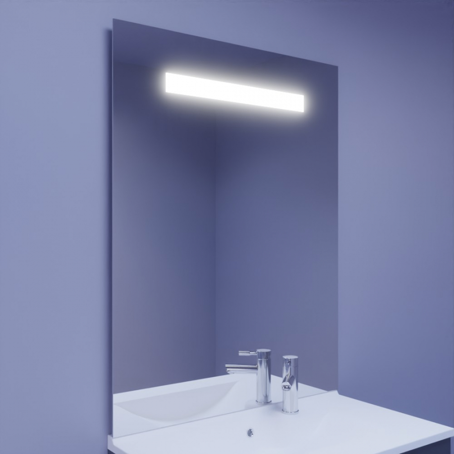 Miroir rétroéclairant LED 80 cm x 105 cm ELEGANCE