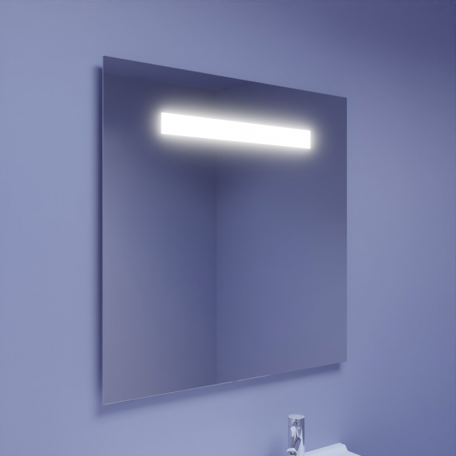 Miroir rétroéclairant LED 80 cm x 80 cm ELEGANCE