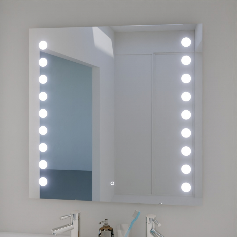 Miroir avec lumière, Illuminez votre espace avec un miroir éclairé LED