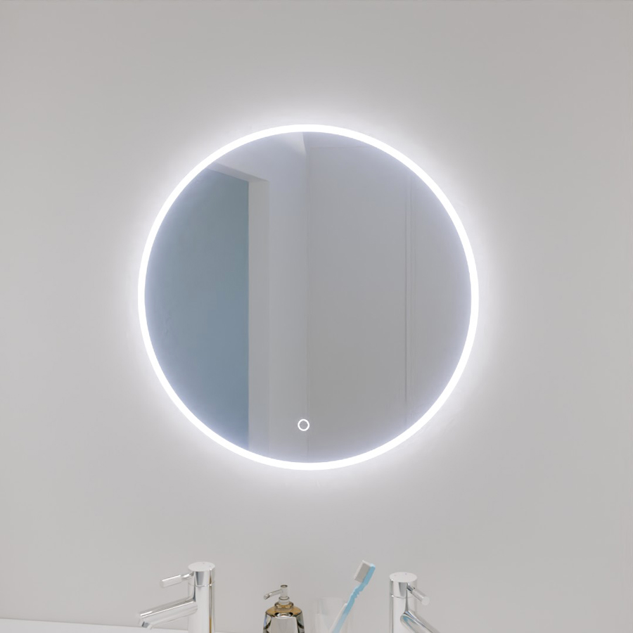 Miroir rond rétroéclairé 60 cm ONDE