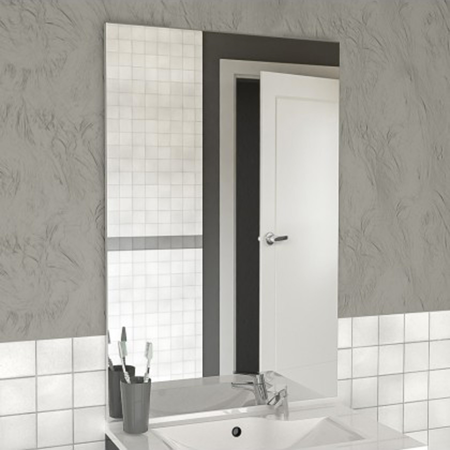 Miroir de salle de bain MIRCOLINE 90 cm x 105 cm