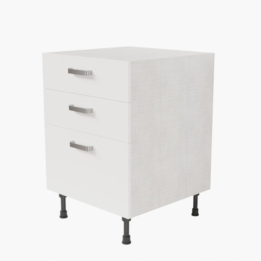 Meuble casserolier 60 cm coloris Blanc