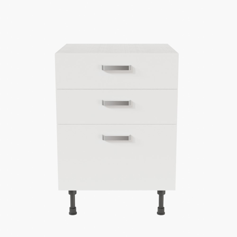 Meuble casserolier 60 cm coloris Blanc