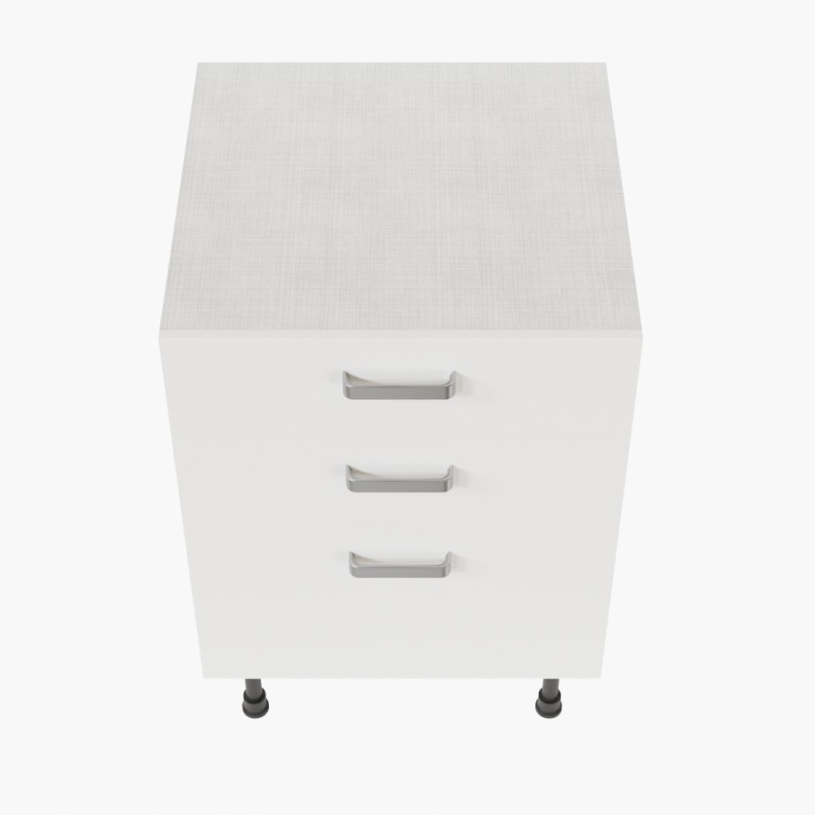 Meuble casserolier 60 cm coloris Blanc