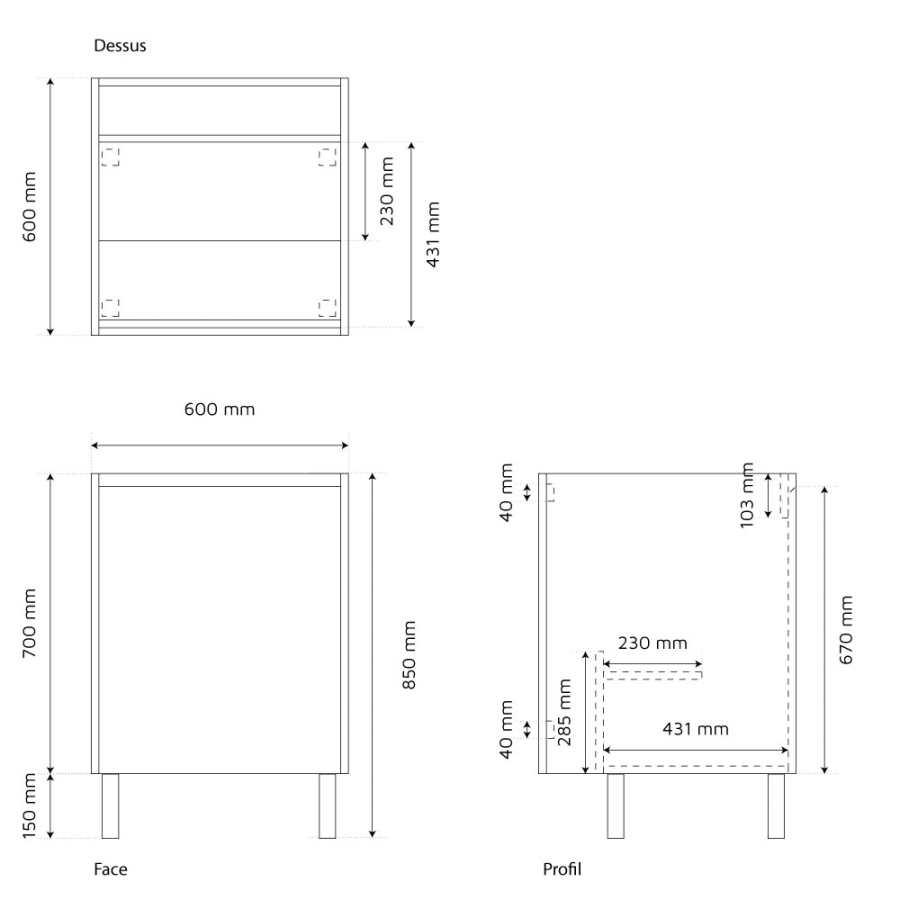 Cuisine d'extérieur en inox - Module 180 cm avec évier et emplacement frigo + 2 Bars de 130 cm - KX13