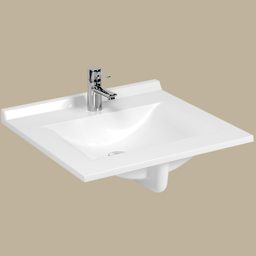 Plan simple vasque 80 cm x 55 cm RESIPLAN