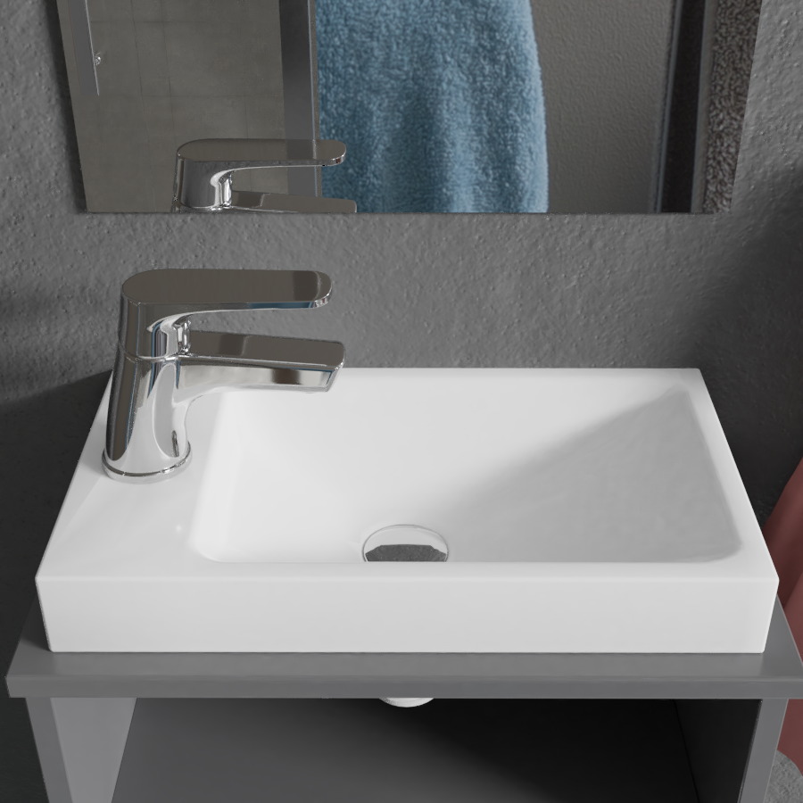 Vasque lave-mains 40 cm x 22 cm RESIMAIN