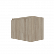 Caisson de meuble salle de bain 80 cm PROLINE aspect bois Cambrian Oak - sans plan vasque