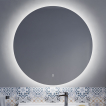 Miroir rond rétroéclairé 80 cm FAZZIO
